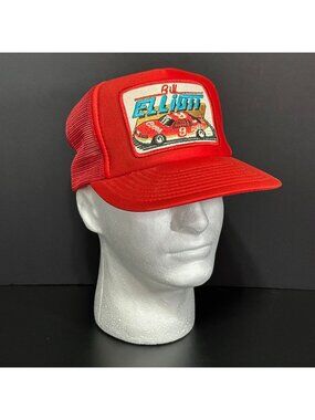 VTG Speedway BILL ELLIOTT Mesh Trucker Snapback Hat NASCAR Racing Cap One Size